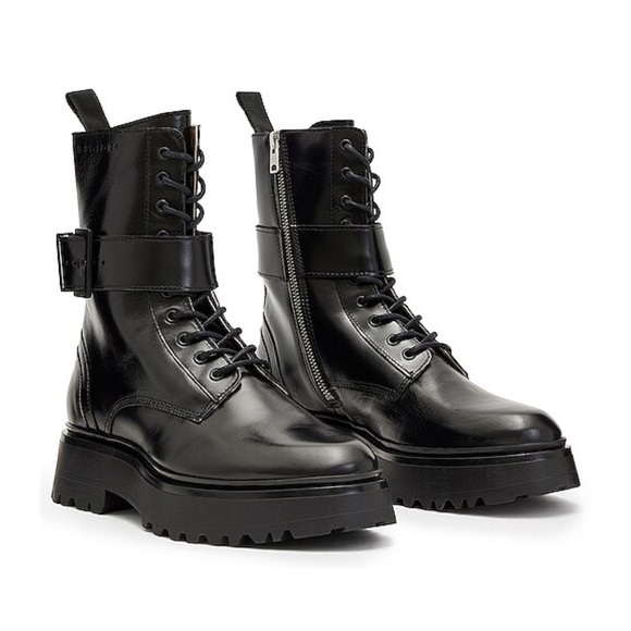 All saints onyx combat boot - Picture 2 of 3